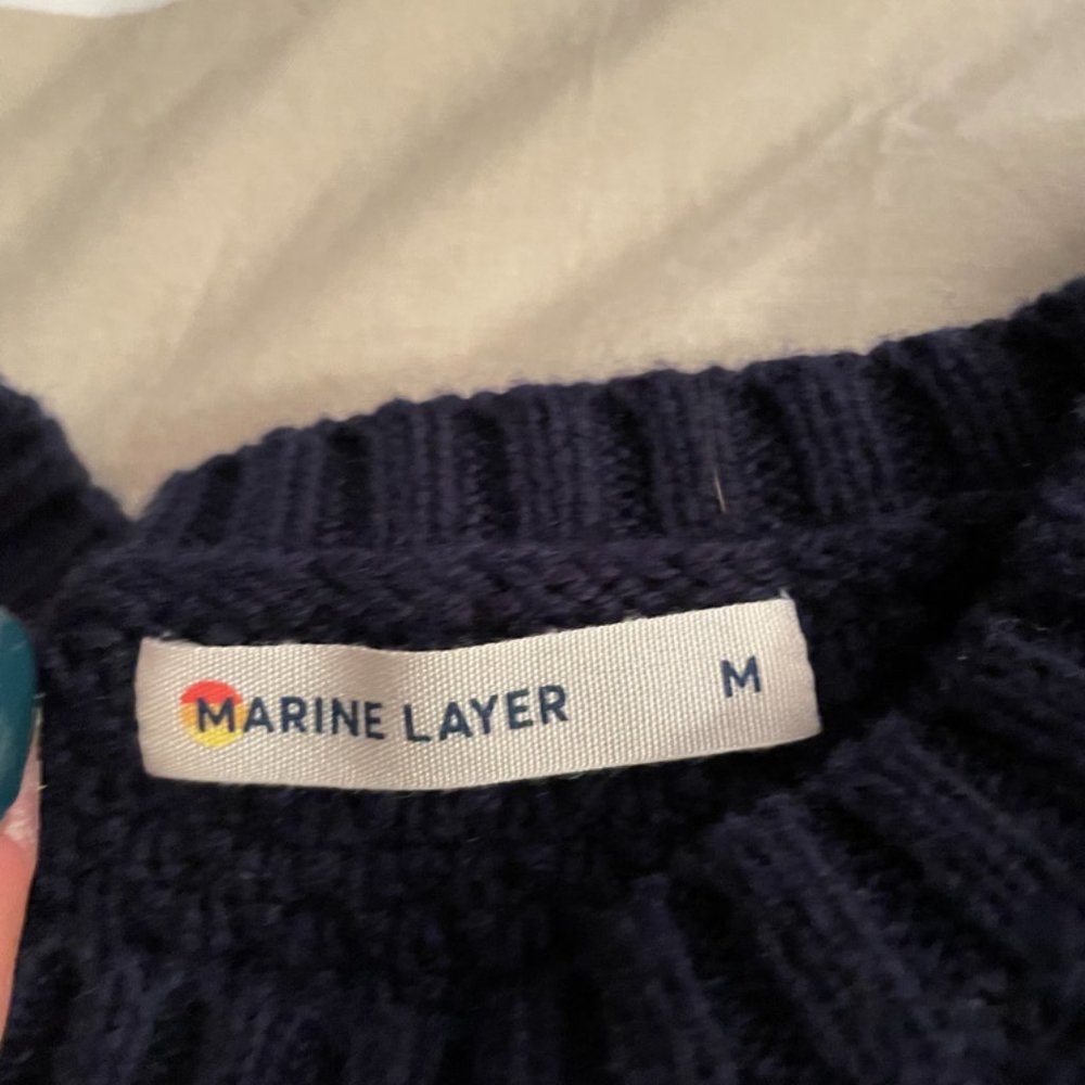 Marine Layer Wool Sweater - Picture 2 of 2
